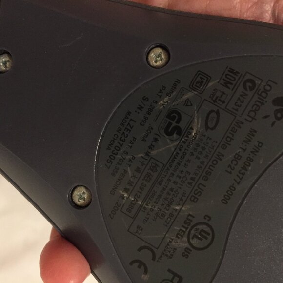 Logitech Trackman Marble USB T-BC21 Trackball 804377 Ergonomic Mouse - Picture 3 of 5